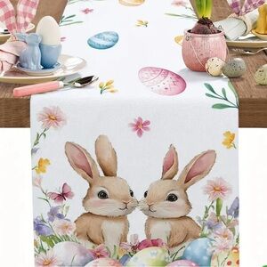 Easter Bunny Table Runner - 13” x 72”